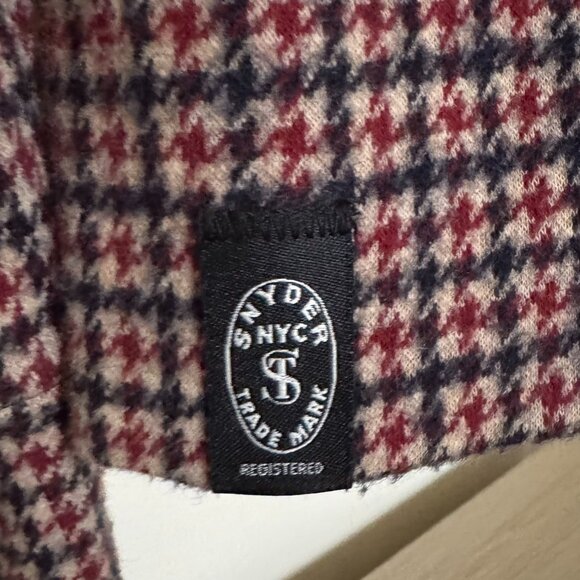 Todd Snyder - Men's Houndstooth Wool Track Jacket - Picture 1 of 6